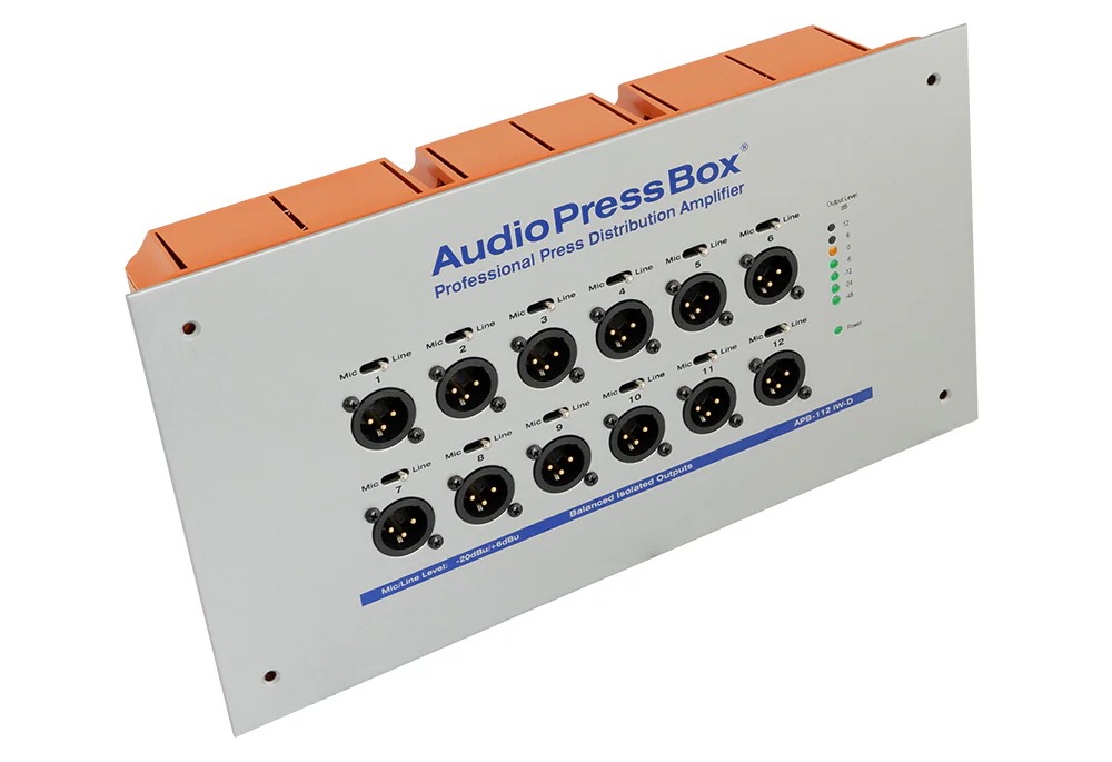AudioPressBox audio distribution amplifier APB-112 IW-D Dante product view