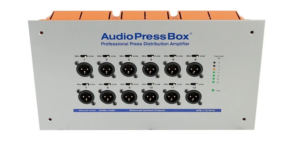 AudioPressBox audio distribution amplifier APB-112 IW-D Dante product view