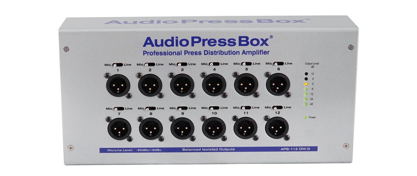AudioPressBox audio distribution amplifier APB-112 OW-D product view