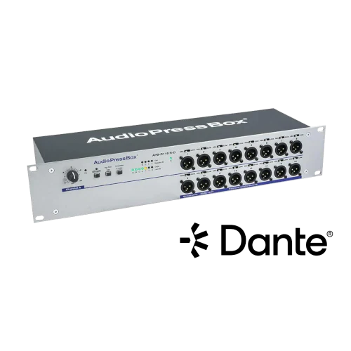 AudioPressBox audio distribution amplifier Dante category