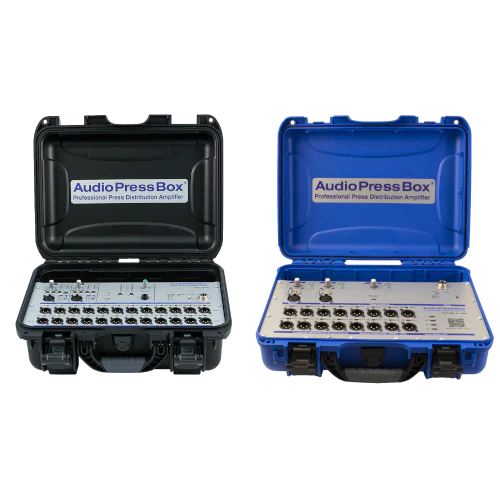 AudioPressBox audio distribution amplifier portable category