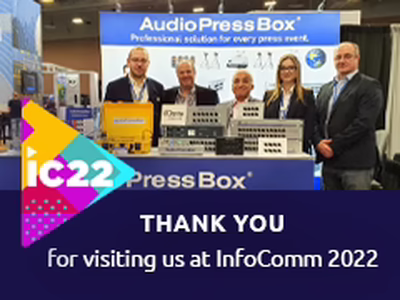 Thank you for visiting us at InfoComm 2022